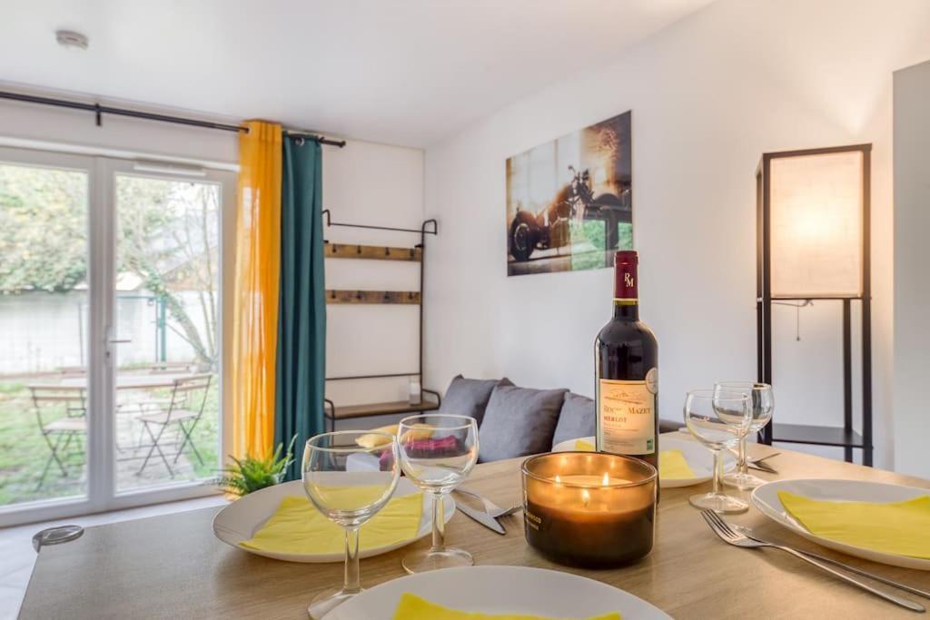 Cocoon - Jardin - Boite A Cle - Wi-Fi Apartment Baulne Bagian luar foto