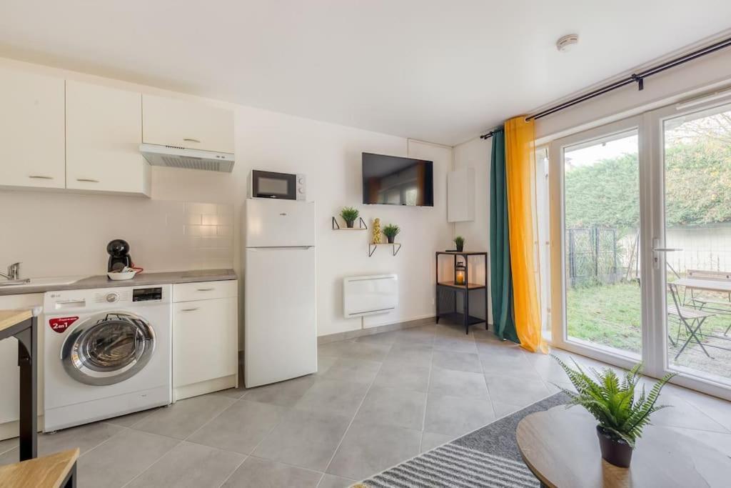 Cocoon - Jardin - Boite A Cle - Wi-Fi Apartment Baulne Bagian luar foto